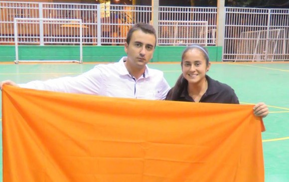 Carolina Arbeláez y Marcelo Betancur, de Indesa. FOTO cortesía