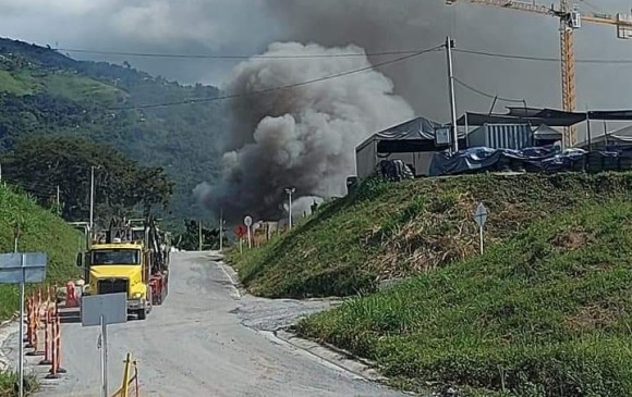 El incendio fue controlado. Fotos: Guardianes Antioquia
