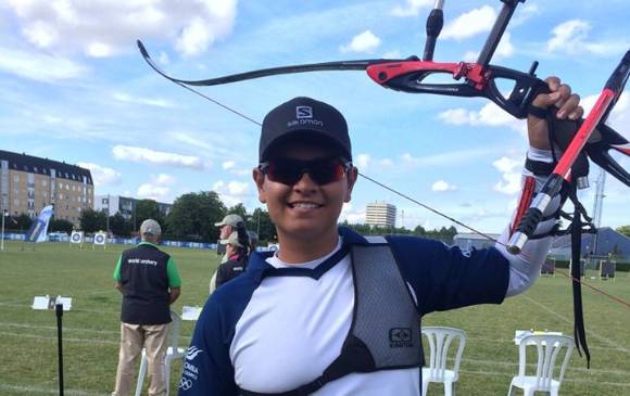 Betancur es el segundo hombre de Colombia que logra cupo Olímpico en arco, como Daniel Pineda en 2012. FOTO CORTESÍA