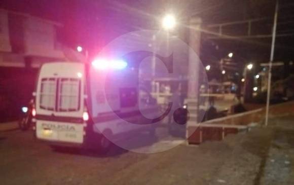 La Policía avanza en las investigaciones para esclarecer el hecho delictivo. FOTO CORTESÍA GUARDIANES DE ANTIOQUIA