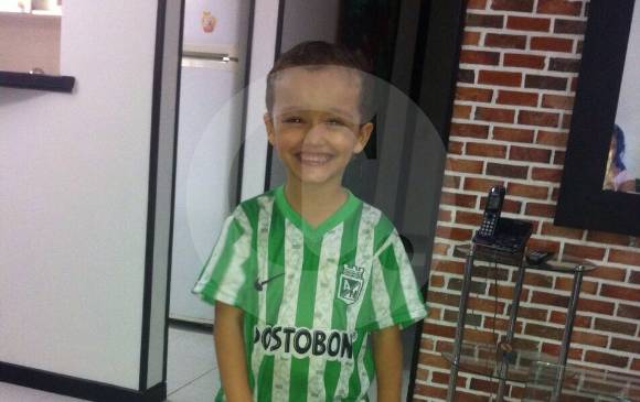 Este es Emiliano Jurado Pajón, hincha del Atlético Nacional. FOTO CORTESÍA