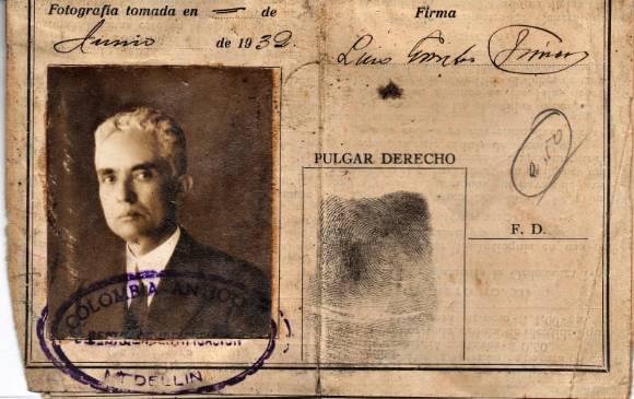 Una cédula de la década de 1930. FOTO: Cortesía Oliver Tabares. 