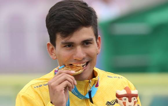 A sus 28 años de edad, el patinador marca récord para Colombia en el historial de Juegos Panamericanos. FOTO afp