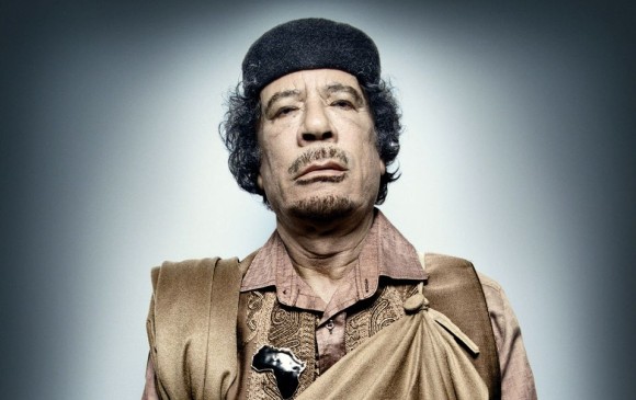 Muamar Gadafi. 