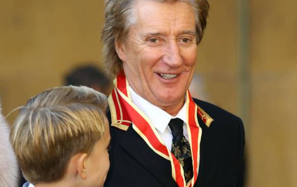 Stewart acudió con sus hijos a la ceremonia. FOTO Reuters