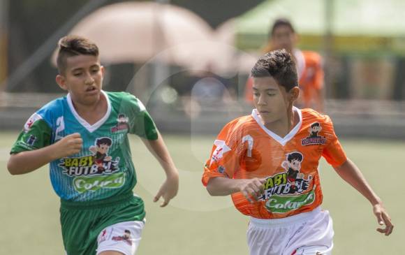 Arrancó en la cancha Marte 1 el Baby Fútbol Colanta que cuenta 32 equipos masculinos y 24 femeninos. Hoy, segunda jornada a partir de las 7:30 a.m. FOTO carlos alberto velásquez 