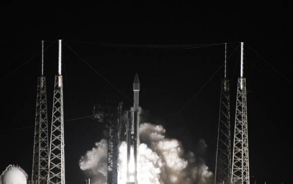 Lanzamiento este 9 de febrero de 2020 desde el Cabo Cañaveral de Florida de la sonda Solar Orbiter con destino al Sol. La misión despegó desde el Centro Espacial Kennedy. Foto: Nasa