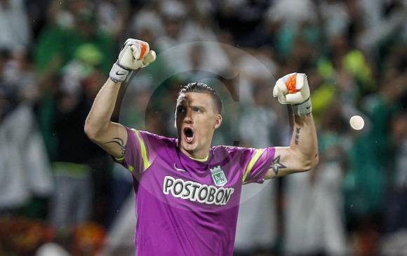 El arquero Franco Armani es pilar en la campaña verde. FOTO Jaime Pérez Munévar