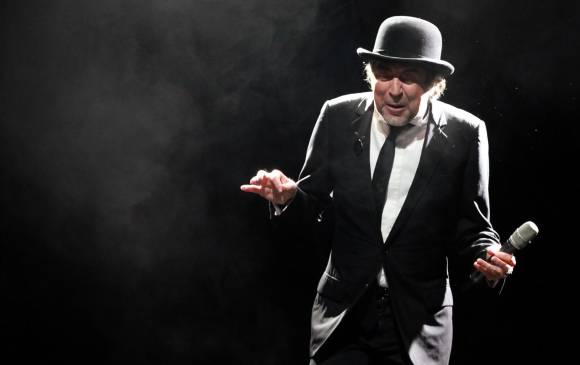 Joaquín Sabina sufrió el pasado sábado un ataque de pánico que hizo dudar de su presentación en Madrid. FOTO Colprensa archivo