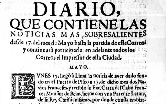 En Lima está el periódico más antiguo de América