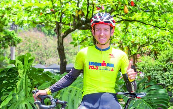 Stiven se enamoró por la bici desde los 11 años, y hace dos se puso como meta ser ciclista profesional. FOTO CARLOS VELÁSQUEZ