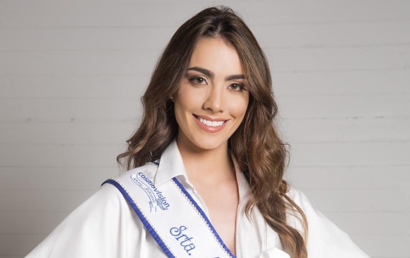 Señorita Antioquia Maria Luisa Bula, que representó al departamento en el Concurso Nacional de la Belleza, en Cartagena, en 2018. FOTO CARLOS VELÁSQUEZ