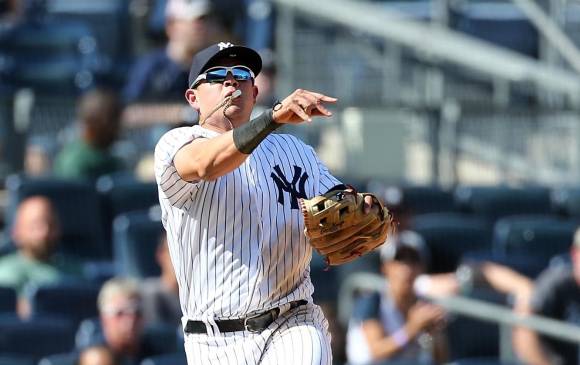 Urshela va camino a la postemporada con los Yanquis de Nueva York que lideran la división Este de la Liga Americana. FOTO AFP