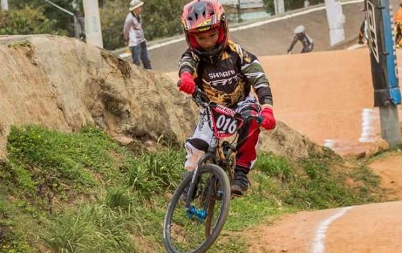 Isaac estará en las categorías challenger del Mundial de BMX. FOTO Cortesía Gabriel Gallego