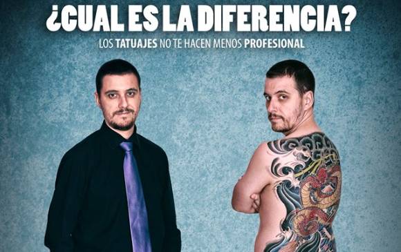 Los tatuados que piden igualdad