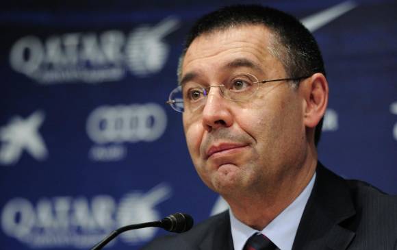 El presidente del Barcelona también insinuó una campaña política contra el club. FOTO AFP