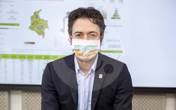 Quintero explica cómo Medellín ha llegado a registrar más de 600 casos, pero solo 4 muertes por covid-19 (10 en toda Antioquia). FOTO Camilo Suárez