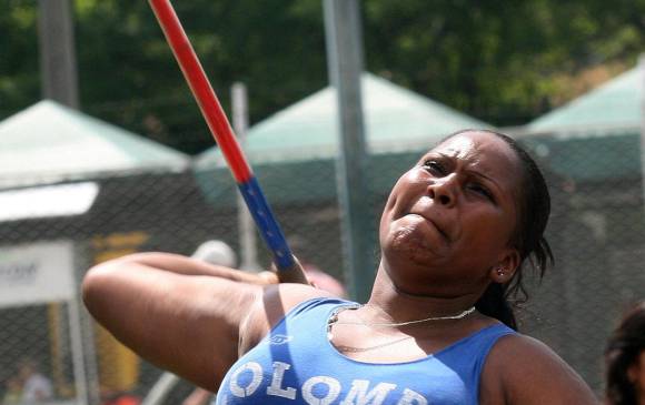 Zuleima Araméndiz, en sus épocas de atleta. Ahora es entrenadora. FOTO JAIME PÉREZ