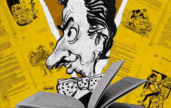 Enrique Aguirre López, conocido como “Cimifú”, es el homenajeado este año (caricatura de Luisé, 1978). FOTO cortesía 