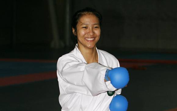 Sayaka Osorio, destacada karateca. FOTO DONALDO ZULUAGA 