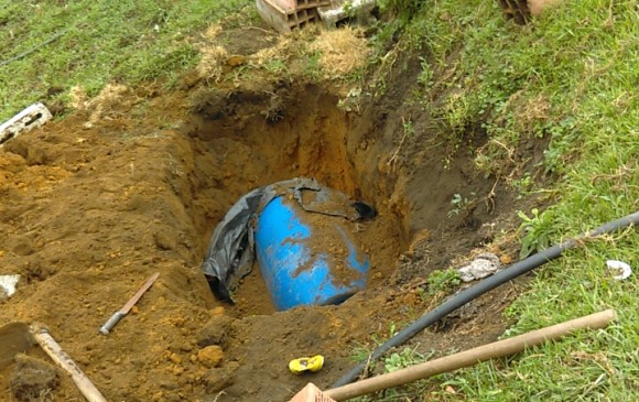 En una fosa común encontraron el cadáver de Iván Londoño Leal, finquero asesinado en Guarne. FOTO CORTESÍA FISCALÍA