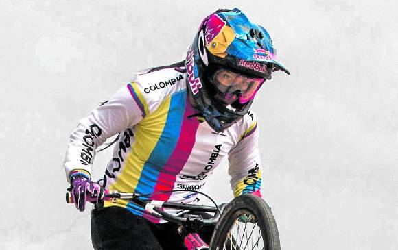 La mejor del mundo del BMX no pudo competir en la Copa Mundo de Papendal. Se preparará para el Mundial de Medellín.