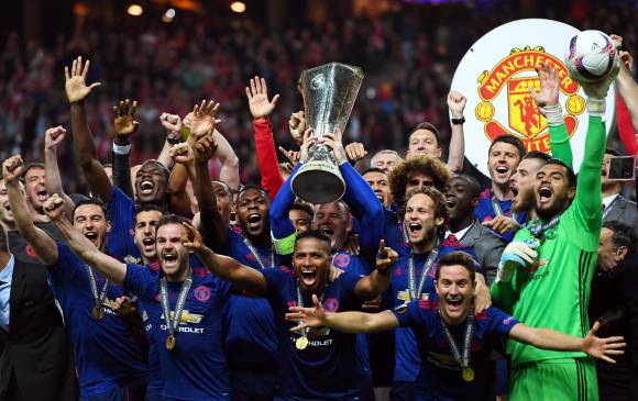 Manchester United ganó este miércoles la Europa League. FOTO EFE