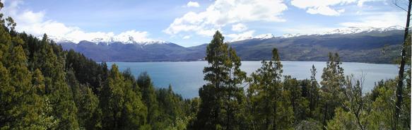 Parque Nacional de los Alerces en Argentina. 