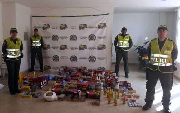 El material incautado está avaluado en quince millones de pesos. FOTO CORTESÍA