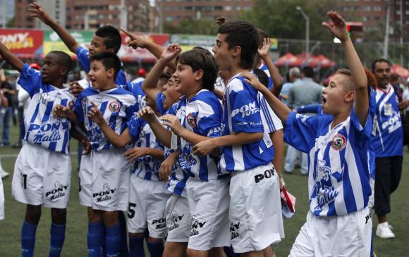 La Nubia fue el encargado de celebrar el año pasado el título del Ponyfútbol, cetro que le toca defender este año. FOTO Manuel Saldarriaga 