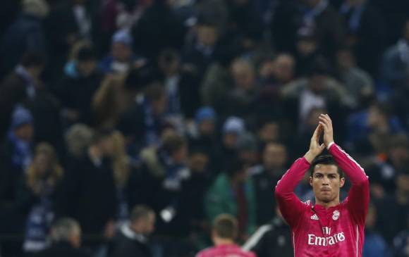 Cristiano Ronaldo abrió el marcador para el Real Madrid en Alemania. FOTO REUTERS