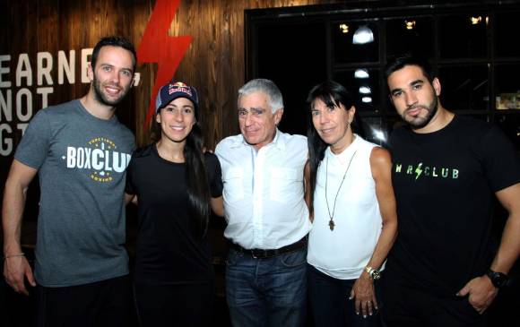 La familia Pajón en pleno estará en el evento académico del ciclismo este fin de semana. FOTO cortesía CNC