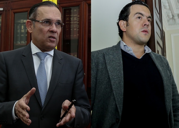 Efraín Cepeda y Rodrigo Lara presiden el Senado y la Cámara, respectivamente. FOTOS COLPRENSA