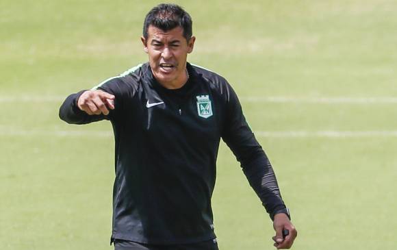 Almirón se mostró molesto con la Dimayor. FOTO RÓBINSON SÁENZ