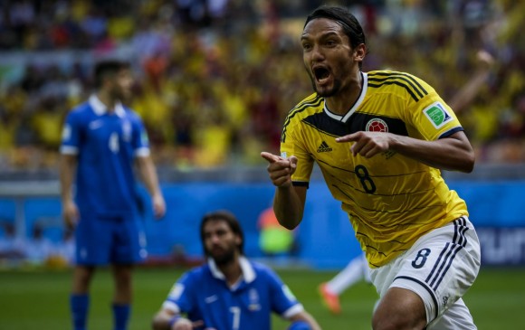 Abel Aguilar fue parte de la Selección Colombia que jugó el Mundial de Brasil-2014. FOTO COLPRENSA
