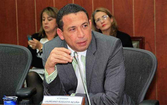 Laureano Acuña es el segundo congresista positivo por covid-19 tras Luis Correa. FOTO: COLPRENSA