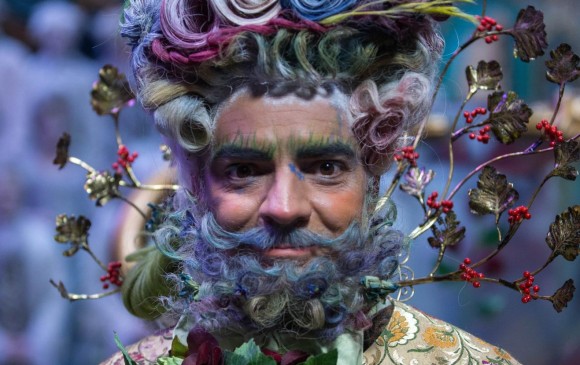 Eugenio Derbez hace el papel de Hawthorne. Este maquillaje si es más elaborado. FOTO Cortesía Laurie Sparham/Disney Enterprises