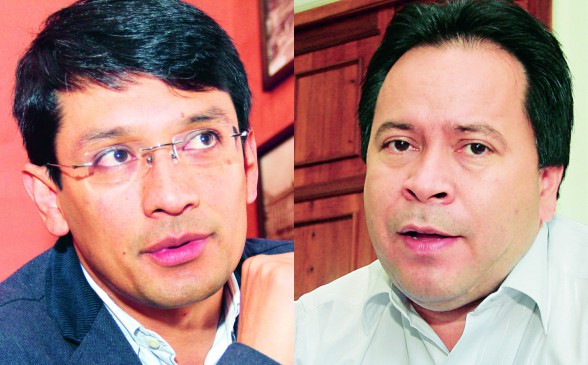 Camilo Romero, de Nariño, y William Villamizar, de Norte de Santander, los actuales gobernadores imputados. FOTOS colprensa