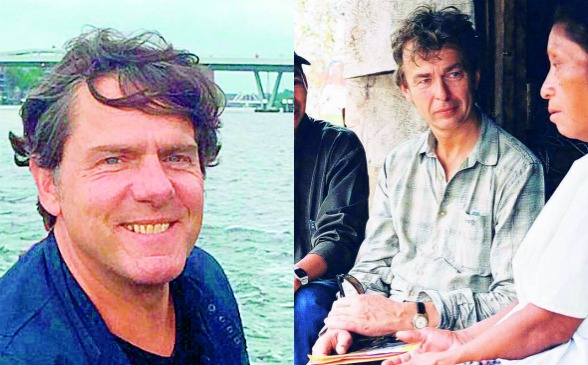 Eugenio Follender, camarógrafo y Derk Bolt, presentador, fueron secuestrados el pasado sábado. FOTO Cortesía