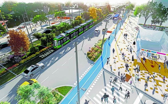 Así son los diseños del metro pesado de Bogotá. La primera línea iría desde Bosa hasta la calle 127, en el norte. FOTO cortesía