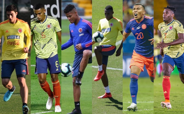 Stefan Medina - William Tesillo - Wílmar Barrios - Jéfferson Lerma - Róger Martínez - Duván Zapata