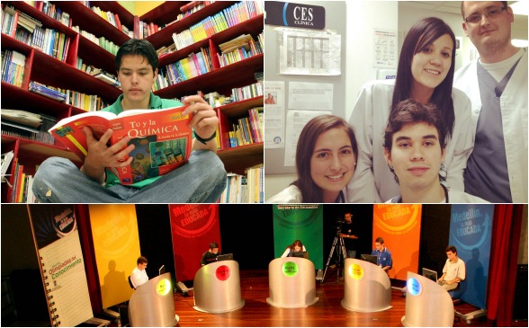 1. Carlos A. Velásquez, el primer ganador del concurso en 2005. 2. Andrea Córdoba, ganadora del 2007, (a la izquierda) entre sus compañeros de la clínica del Ces. FOTOS CORTESÍA Y ARCHIVO