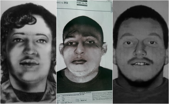 Estas son reconstrucciones morfológicas de los supuestos guerrilleros NN, de izquierda a derecha: alias “Valentina”, “Cristian” y otro más de unos 30 años, fallecidos en el Oriente antioqueño. Si los reconoce, llame al 310 862 9732, Juzgado 23 de Instrucción Penal Militar. FOTOS cortesía.