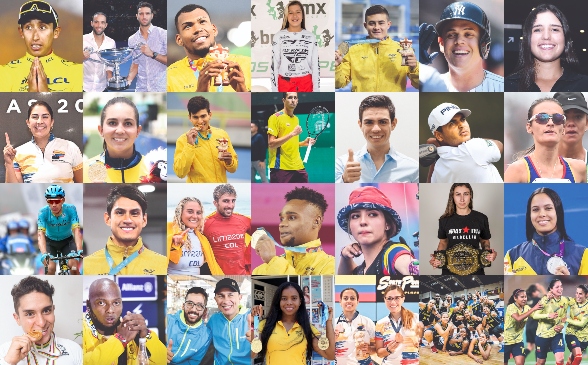 Rostros que dejaron a Colombia en lo más alto