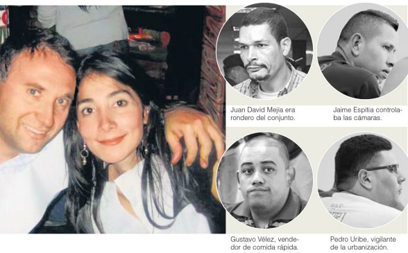 Las víctimas fueron el comisionista de bolsa Marco Rallo y la abogada María Clara Uribe Zárate. FOTOS cortesía Y RÓBINSON SÁENZ