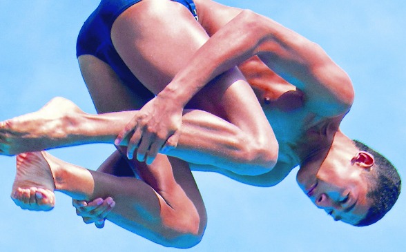 Kevin García ganó oro en plataforma 10 metros. FOTO CORTESÍA