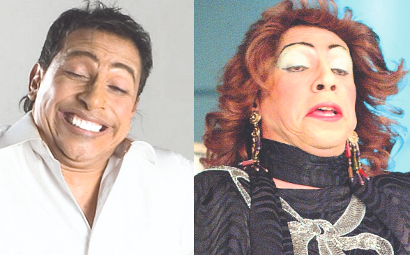 La personificación de Diomedes Díaz y Helenita Vargas son dos de las más populares de Camilo Cifuentes. FOTOS Colprensa