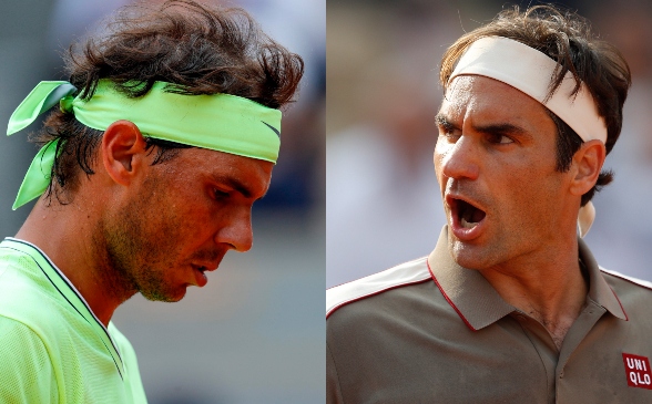 El último choque previsto entre Nadal y Federer no se dio en la cancha. Fue el 17 de marzo de este año. El español no se presentó a jugar semifinales de Indian Wells por lesión. FOTOs AFP