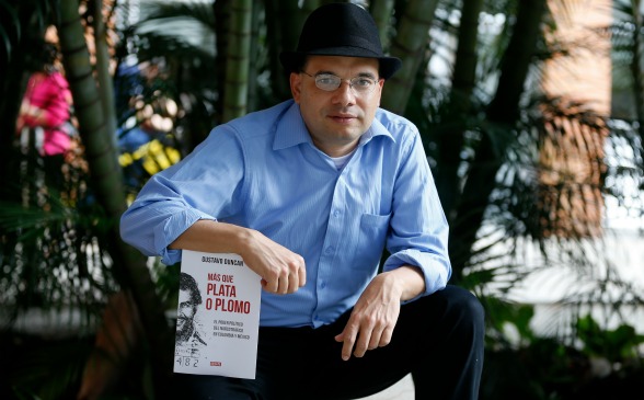 Gustavo Duncan, investigador y docente de la Universidad Eafit, de Medellín. Foto Juan Antonio Sánchez.