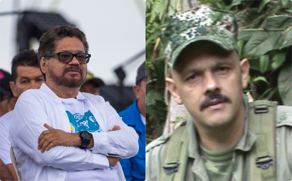 Ni el Gobierno ni la Farc saben del paradero de Iván Márquez (Izquierda) y alias el Paisa. FOTOs Esteban Vanegas y cortesía